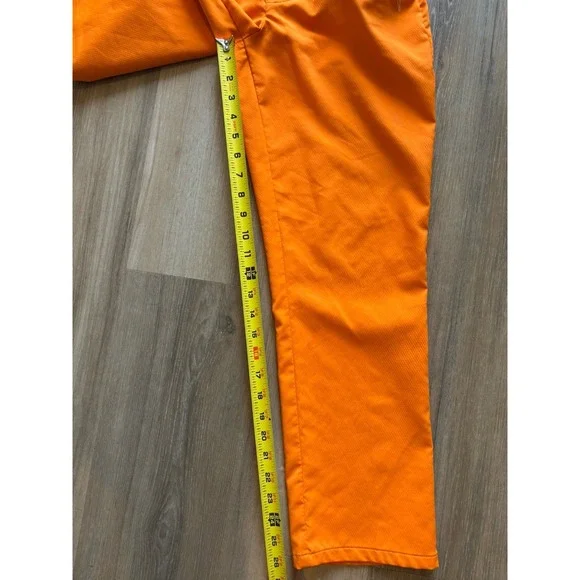Puma‎ RICKIE FOWLER Orange Boys Golf Pants Size Large - Picture 8 of 8